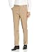Louis Raphael ROSSO Men's Flat Front Washable Stretch Wool Blend Dress Pant with Comfort Waistband