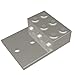 Burndy KK4A36U-4N Universal Terminal, 4 Conductor lugs, 2 Str. - 600 kcmil Aluminum or Copper Wire Range, 1/2" Stud Hole, 5" Width, 5.63" Length, 1.69" Height, 0.44" Thick, 375lb Recommended Tightening Torque