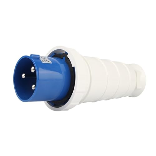 IP67�h�����o�͎Y�Ɨp�v���O63A/125A�q��\�P�b�g��h���R�l�N�^3�c4��5�c(Three pin 125A plug)