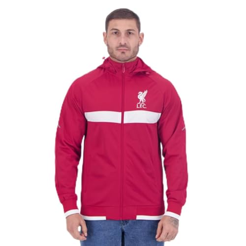 Jaqueta Liverpool Com Capuz Trilobal Vermelha P