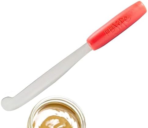 PB-JIFE! The Ultimate PB knife. Stir, scrape, and clean the BIG Jars (Red, 1)