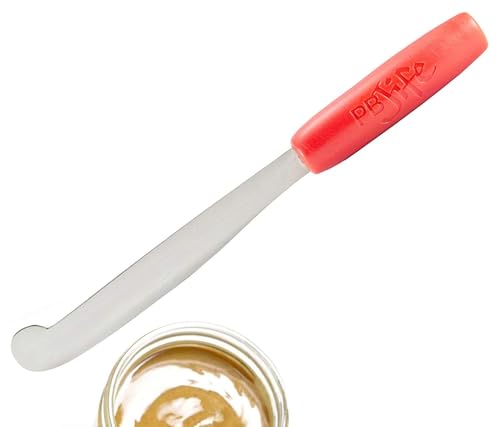 PB-JIFE! The Ultimate PB knife. Stir scrape and clean the BIG Jars (Red 1)