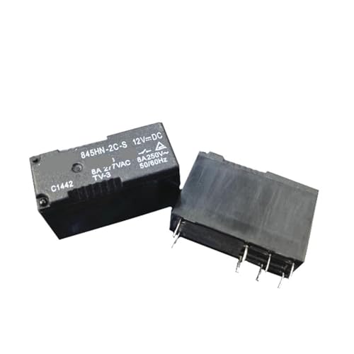 Relais 12 V 845HN2CS commutation CC 8A pour circuit électronique