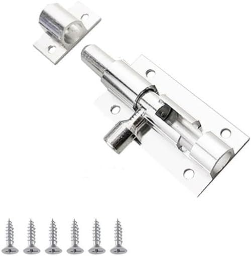 Goupille de loquet de porte robuste avec mécanisme de verrouillage fluide en alliage