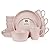 Stone Lain Stoneware Dinnerware Set, Service For 4, Light Pink