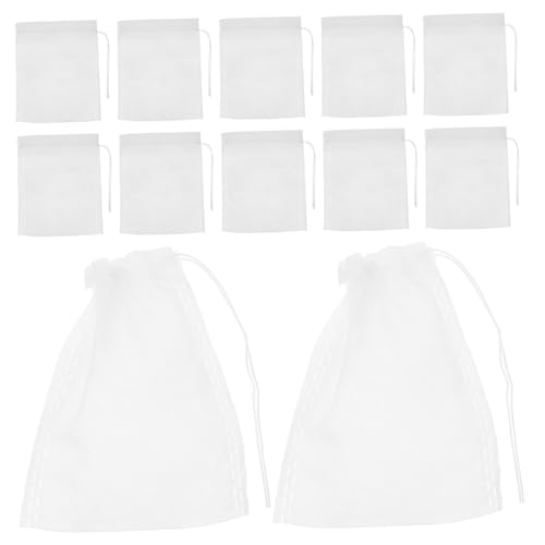 100 bolsas saquito con cordón para té y especias 8x10 cm miniatura 1