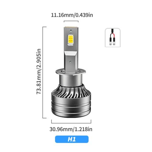 Bombillas LED para delanteros con 7500 LM de brillo y ventilador integrado Style a 3