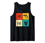 Photo Gallery drumming silhouette retro batteria batteria batteria canotta Photo Gallery drumming silhouette retro batteria batteria batteria canotta