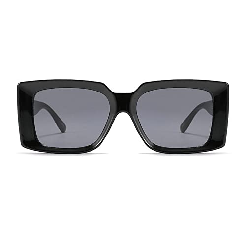 COTIA Fashion Square Women Sunglasses Vintage Oversized Frame Retro Wide Legs Punk Colorful Eyewear Men Sun Glasses