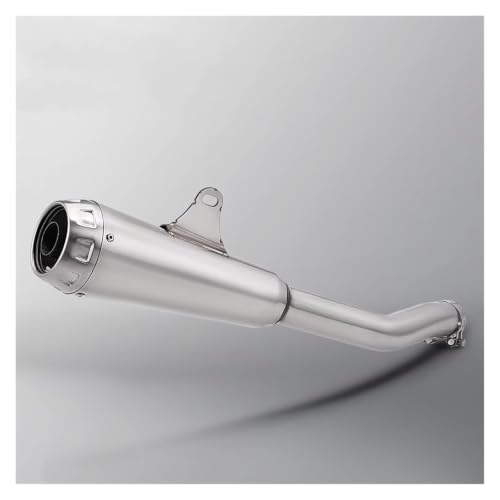 Tuyau d'échappement moto T700 inox idéal pour le voyage tout-terrain