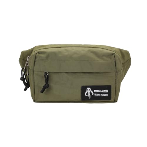 Star Wars The Mandalorian Crest 11.5” Olive Fanny Pack