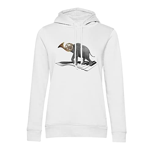 Sweat à capuche éléphant pianiste : affirmez votre originalité face aux vêtements banals