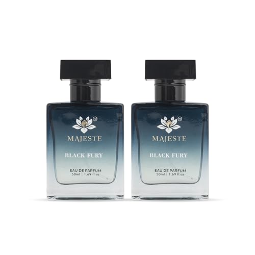 Image of Black Fury & Florelle by APS Majeste PACK for Men -Women, Best Of Men Perfume Combo - 5 x 50ml (2Black Fury &3 Florelle) |Men Perfume | Set for Women & MEN