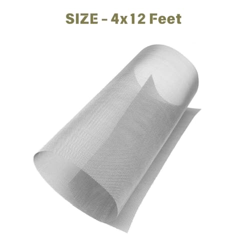 Image of Mosquito or Wind and Door Furniture Steel Net Wires & Meshes, for Living /Balcony Room Window Stitched (4X12 feet)