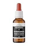 FARMACIA FORMICA Rimedio di Emergenza Gocce 30 Ml, Fiori di Bach per Ansia e Stress, Gocce Anti Stress, 5 Essenze Originali Dr. Bach Senza Alcol, Equilibrio Emotivo per Adulti e Bambini