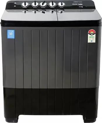 Voltas Beko, A Tata Product 12 Kg 5 Star Semi-Automatic Top Loading Washing Machine (WTT120UPA/BKSSDG5GTDA, Black, Pulsator Wash Method)