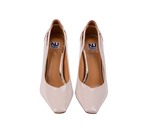 Ninety Union Viper Lucite Wedge Heel Pump, Ivory, 102