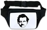 Sangle réglable Pablo Escobar Sac banane minimaliste Vector Art Blanc