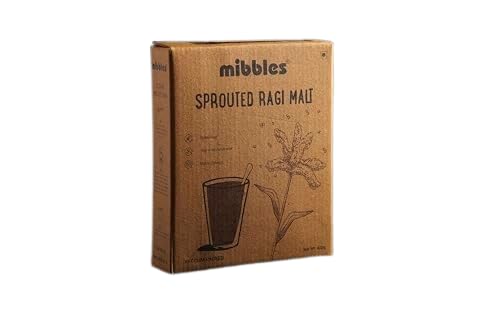 Mibbles Ragi Malt Drink Mix | 400g | 25% Ragi (Finger Millet) | Ragi Huri Hittu Instant Health drink for Kids (B0CLZM557X) Amazon Price History, Amazon Price Tracker