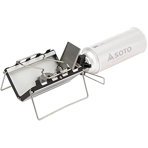 SOTO ST-320 Single Burner, Ultra-Thin, 1.0 inches (2.5 cm) Thick, With Storage Case, ,Solo, Camping, Touring, G-Stove Cover