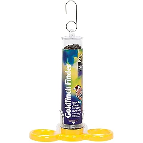 Niger Seed Bird Feeder - Goldfinch Finder - ideal for offering niger seeds that goldfinches love. Ready-filled! Cover
