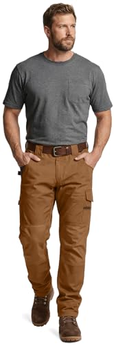 Image of CQR Men's Quick Dry Work Pants, Water Resistant Outdoor Tactical Pants, Lightweight Stretch Cargo Hiking Pants