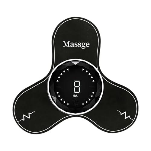 Neck Massager, Portable Shoulder Relief Tool, 5.12×5.12 Inches with Usb Rechargeable, 8 Modes Adjustable Cordless Neck Device for Gym, Spa, Workout, Car and Muscle Recovery Use