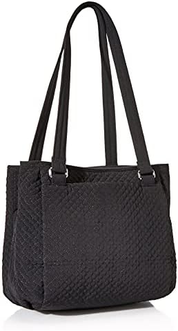 vera bradley black tote microfiber