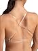Capezio Seamless Clear Back Bra, Nude, Small