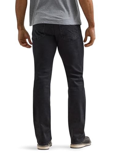 Rock & Republic Men's Mid-Rise Bootcut Jean, Black Out, 34W x 34L3