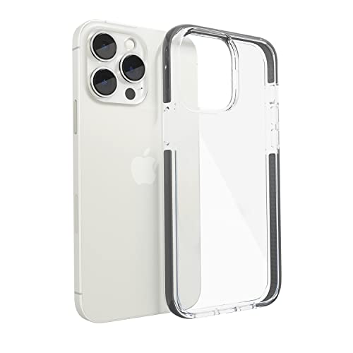 Image of Vaku Luxos Thermoplastic Polyurethane Guard Series For iPhone 14 Pro Case Cover,10 Feet Drop Protection,Shockproof,Scratch Resistant,Slim,Thin Compatible With iPhone 14 Pro Back Cover-Grey