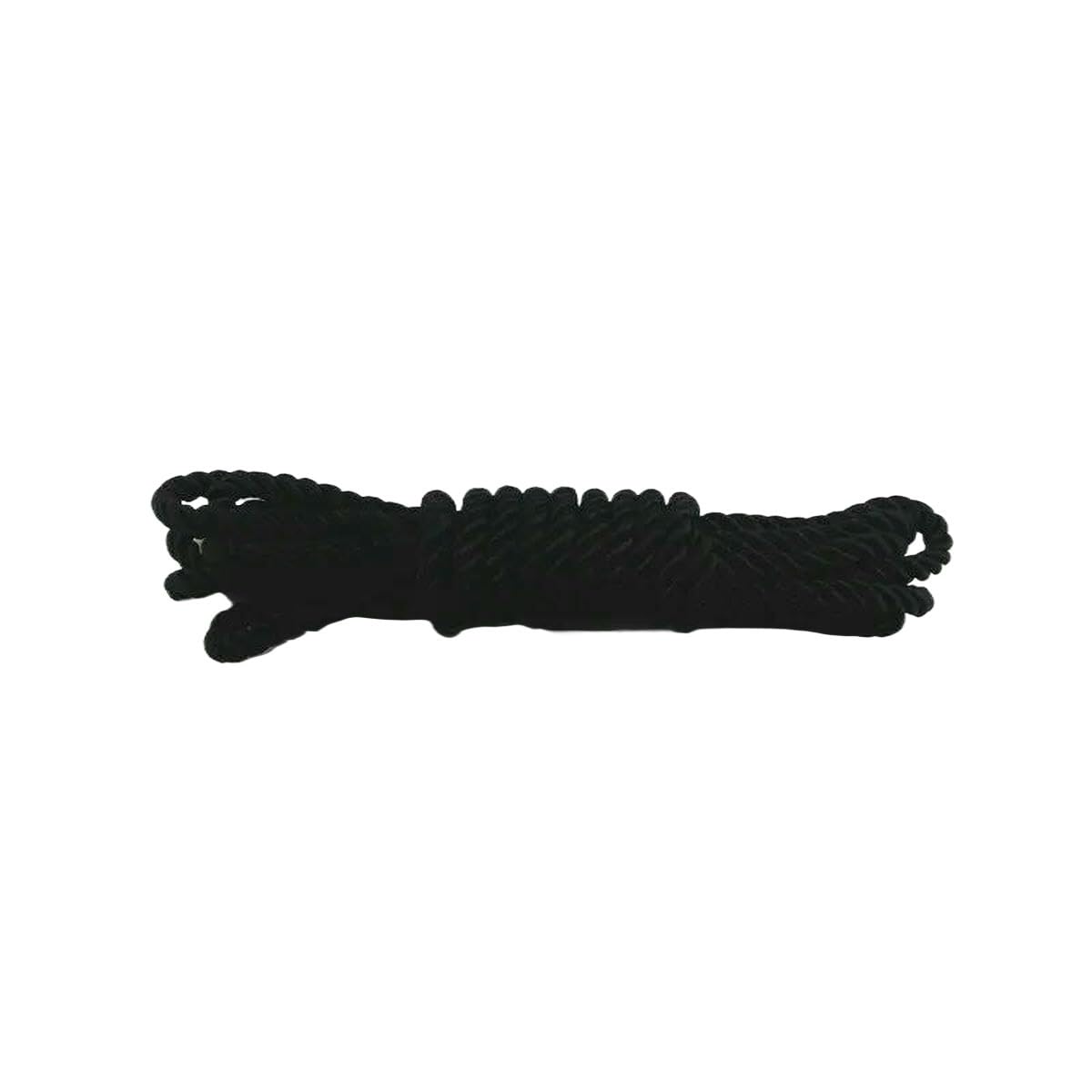 Macrame Rope Twisted String,Diameter:5mm Cord DIY Bracelet Wax Thread Length:5m(16 Black)