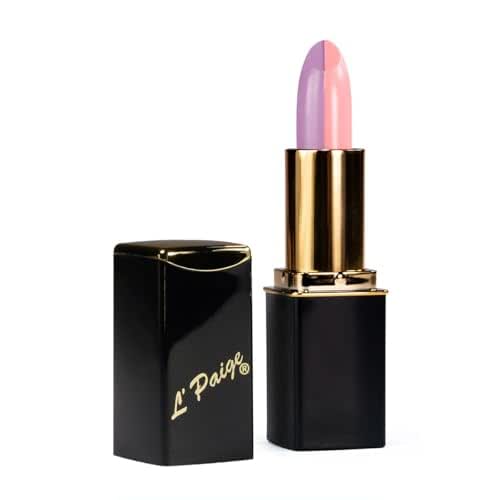L'Paige Split-Stick Lipstick – Pink/Orchid, Dual-Sided Aloe Vera-Based Hydrating Creamy