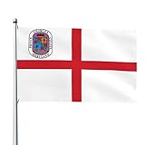 MULIHU Durable 4x6 Ft Prince George's County, Maryland Flag - Blue-White, Waterproof, UV & Fade Resistant, 48" W x 6' L