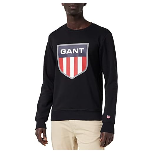 GANT Sweatshirt för män, svart, 3XL