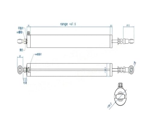 Sensor de desplazamiento KPC1 600mm soluciona fallos de alineación 3