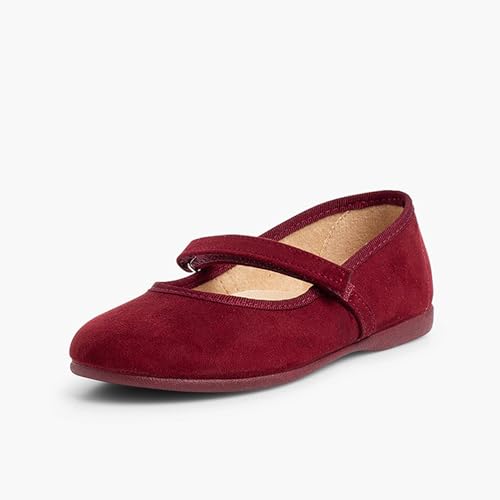 Girls Riptape Faux Suede Mary Janes2