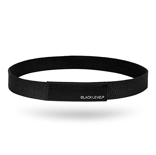 BLACKLEVEL Buckle-Free Belt | Men and Women | Metal-Free Belt | Comfortable and Lightweight | Precise Fit