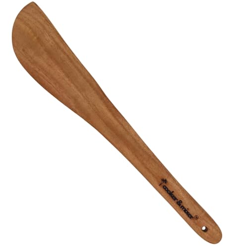 Image of Cooker&Mixer Wooden Flip /Spatula /Ladle for Cooking Dosa /Roti /Chapati | Kitchen Tools | No Harmful Polish | Handmade | Cookware (Spatula)