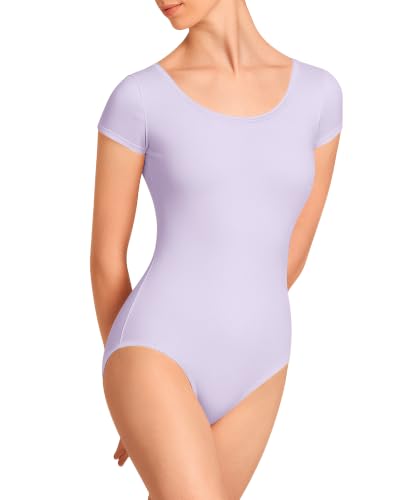 Image of Stelle Women's Ballet Leotard for Dance Scoop Neck Double Lined Bodysuit
