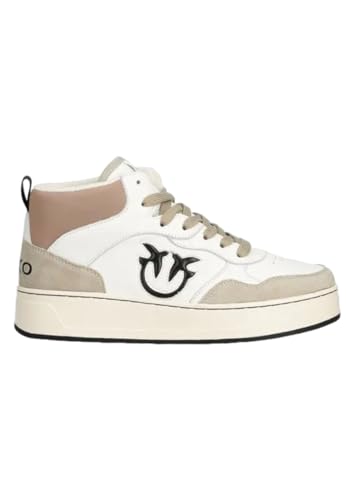 Baskets Pinko Detroit en cuir de veau pour femme