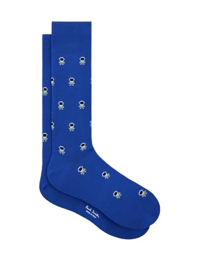 Paul Smith Astronaunt Space Socks Blue. One Size