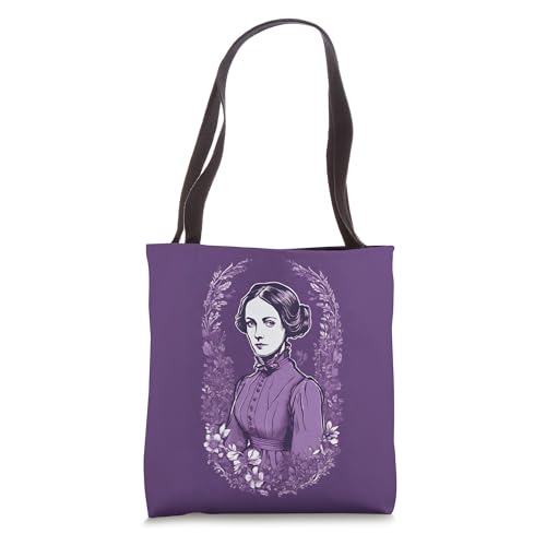 Jane Eyre - Portrait in Purple (Bronte) Tote Bag