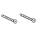 Moen 93455 Commercial Escutcheon Screws Torx for Posi-Temp & Moentrol 1 Handle Tub/Shower, Chrome