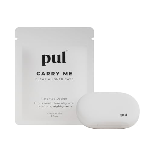Estojo transparente para alinhador e retentor PUL – para Invisalign, dentaduras parciais, protetores bucais e noturnos, ferramenta de remoção de PUL, removíveis dentários – suporte de plástico com