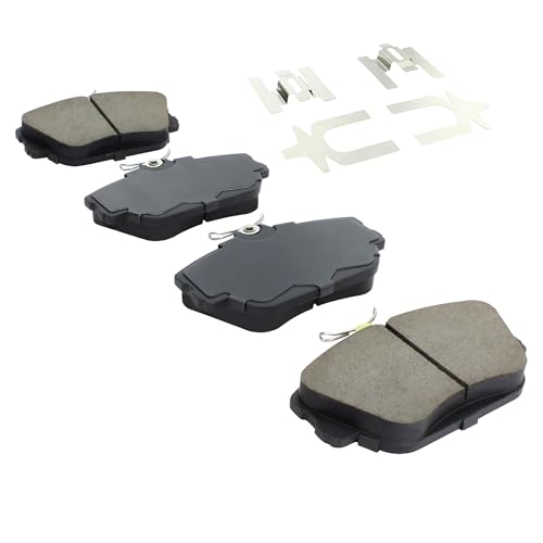 Image of QUALITY-BUILT Front Ceramic Brake Pads, Premium 1001-0598C, Compatible with 1993-2007 Ford /Lincoln /Mercury (Continental,Cougar,Mark VIII,Sable,Taurus,Thunderbird)