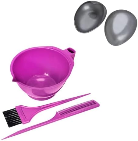 Kit Tintura Cabelos Tigela Pente Pincel Protetor de Orelha