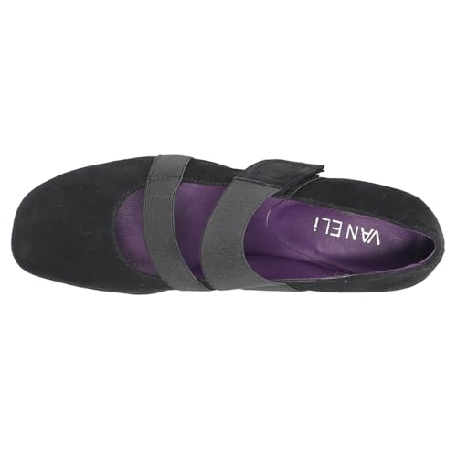 VANELi Womens Melle Square Toe Pumps Dress Casual Casual Low Heel 1-2" - Black4