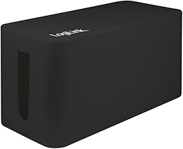 LogiLink KAB0060 - Kabelbox klein (235 x 115 x 120 mm), schwarz