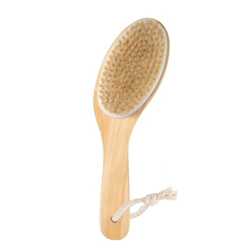Brosse de séchage pour le corps à manivelle rotative douce